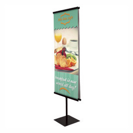 Product: 30" Everyday Snap Rail Banner Display Kit