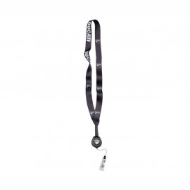 Product: 3/4" Dye-Sublimated Polyester Lanyard with Metal Crimp and Retractable Badge Reel