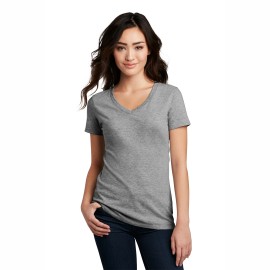 Product: District Made® Ladies Perfect Blend® V-Neck Tee