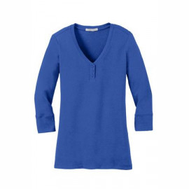 Product: Port Authority® Ladies Concept Stretch 3/4-Sleeve Scoop Henley