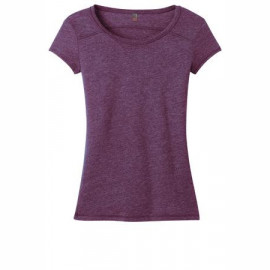 Product: District® - Juniors Gravel 50/50 Crew Tee