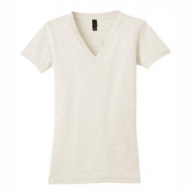 Product: District® Juniors Tri-Blend V-Neck Tee