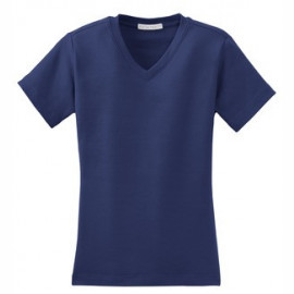 Product: Port Authority® Ladies Modern Stretch Cotton V-Neck Shirt