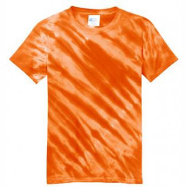 Product: Port & Company ® - Youth Essential Tiger Stripe Tie-Dye Tee