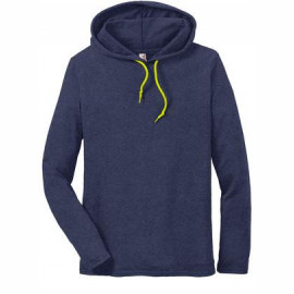 Product: Anvil® 100% Ring Spun Cotton Long Sleeve Hooded T-Shirt