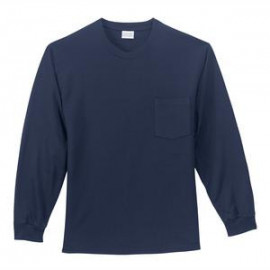 Product: Port & Company® - Long Sleeve Essential T-Shirt with Pocket
