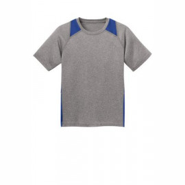 Product: Sport-Tek ® Youth Heather Colorblock ContenderTee