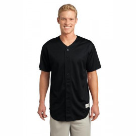 Product: Sport-Tek® PosiCharge Tough Mesh Full-Button Jersey