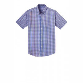 Product: Port Authority® Short Sleeve Gingham Easy Care Shirt