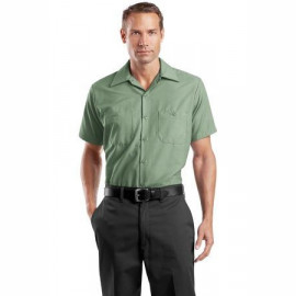 Product: Red Kap® Long Size, Short Sleeve Industrial Work Shirt