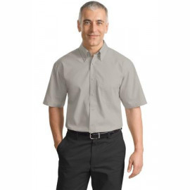 Product: Port Authority® Short Sleeve Value Poplin Shirt