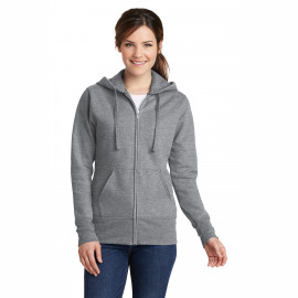 Product: Port & Company® Ladies Classic Full-Zip Hooded Sweatshirt