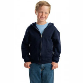 Product: JERZEES® - Youth NuBlend® Full-Zip Hooded Sweatshirt