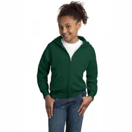 Product: Hanes® - Youth Comfortblend® EcoSmart® Full-Zip Hooded Sweatshirt