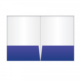 Product: 2 Pocket Presentation Folder w/ Glued Pocket