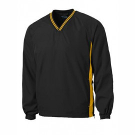 Product: Sport-Tek® Tipped V-Neck Raglan Wind Shirt