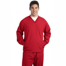 Product: Sport-Tek® Tall V-Neck Raglan Wind Shirt