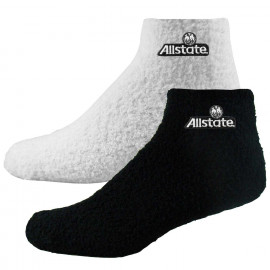 Product: Embroidered Fuzzy Feet Slipper Socks