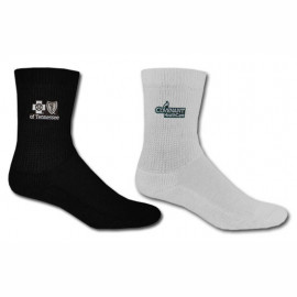 Product: Embroidered Non Binding Crew Sock