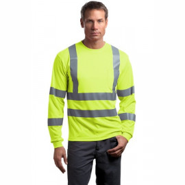 Product: CornerStone® - ANSI 107 Class 3 Long Sleeve Snag-Resistant Reflective T-Shirt