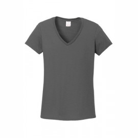 Product: Gildan® Ladies Heavy Cotton 100% Cotton V-Neck T-Shirt