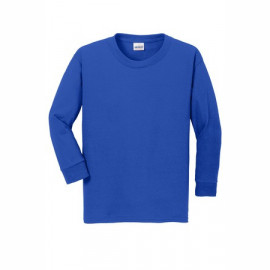 Product: Gildan ® Youth Heavy Cotton 100% Cotton Long Sleeve T-Shirt