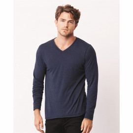 Product: Bella + Canvas - Unisex Long Sleeve V-Neck Tee