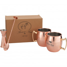 Product: Moscow Mule Mug 4-in-1 Gift Set