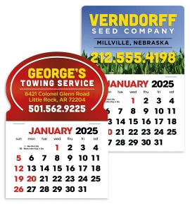 Product: Full Color Stick Up Calendar, English Grid