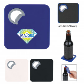 Product: SQUARE COASTER WITH BOTTLE OPENER