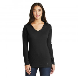 Product: New Era® Ladies' Tri-Blend Performance Pullover Hoodie Tee Shirt