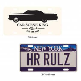 Product: CUSTOM LICENSE PLATE 0.075