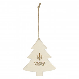 Product: WOOD ORNAMENT - TREE