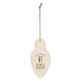 Product: WOOD ORNAMENT - BULB