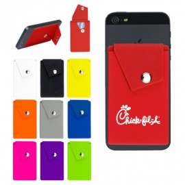 Product: SILICONE PHONE POCKET WITH STAND