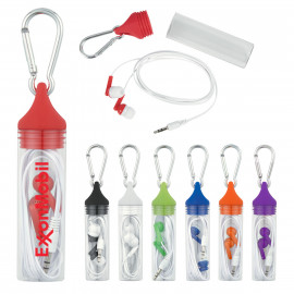 Product: EARBUDS IN CASE WITH CARABINER