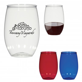 Product: 16 OZ. STEMLESS PLASTIC WINE GLASS