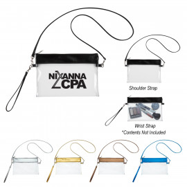 Product: GAME DAY CLEAR WRISTLET POUCH