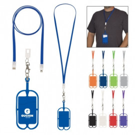 Product: 2-IN-1 CHARGING CABLE LANYARD WITH PHONE HOLDER & WALLET