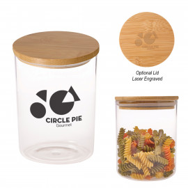 Product: 26 OZ. GLASS CONTAINER WITH BAMBOO LID