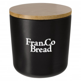 Product: 17 Oz. Ceramic Container With Bamboo Lid