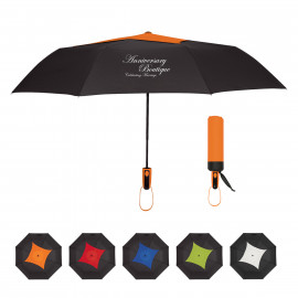 Product: 44" ARC TELESCOPIC DIAMOND TOP VENTED UMBRELLA