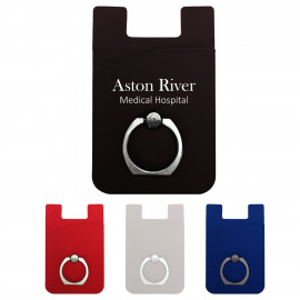 Product: SILICONE PHONE WALLET WITH RING