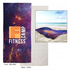Product: DUAL-SIDED MICROFIBER BEACH TOWEL