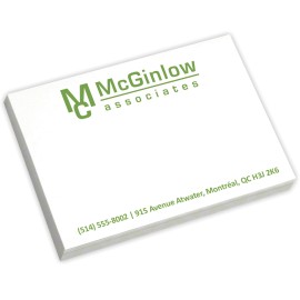 Product: Souvenir® Value 4" x 3" Adhesive Notepad, 25 Sheet Pad