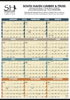 Product: Time Management Span-A-Year (Non-Laminated)