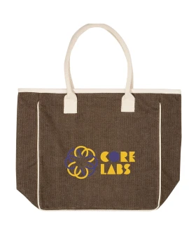 Product: SEVILLE JUTE/CANVAS TOTE