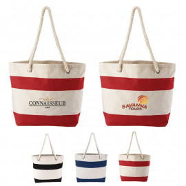 Product: COTTON RESORT TOTE WITH ROPE HANDLE