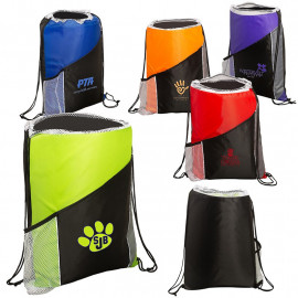 Product: SPRINT ANGLED DRAWSTRING SPORTS PACK WITH POCKETS