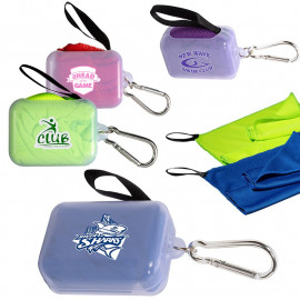 Product: COOLING TOWEL IN CARABINER CASE